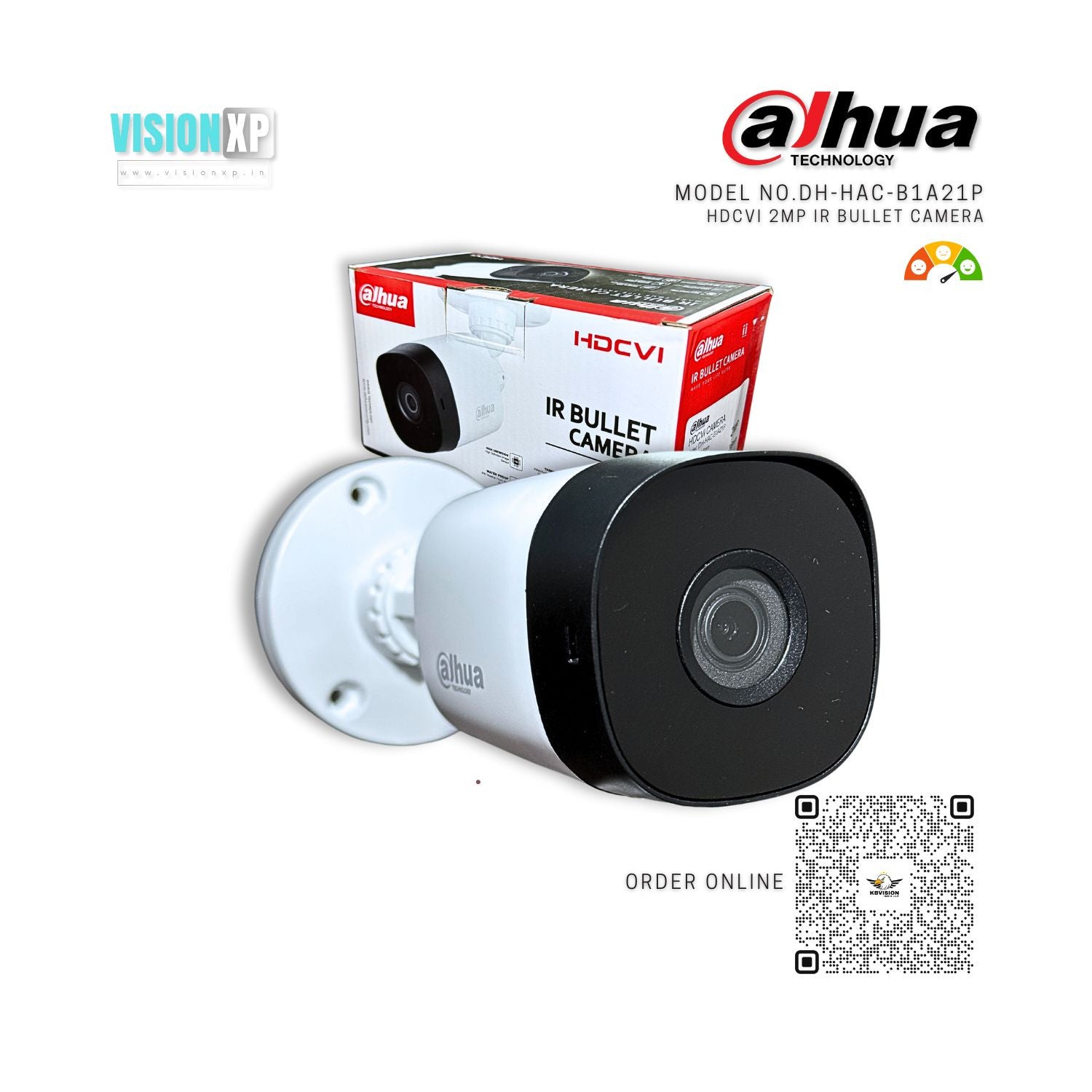 Dahua DH-HAC-B1A21P 2mp Outdoor Bullet Camera Dahua DH-HAC-B1A21P 2mp Outdoor Bullet Camera